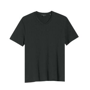 VINCE Men's Garment Dye V-Neck Short Sleeve Tee